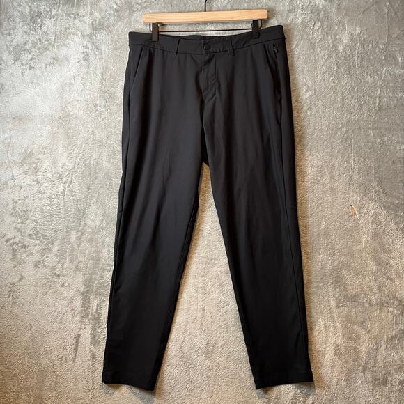 Lululemon‎ Commission Pant Slim *Warpstreme Black Size 34 X 29” - Picture 1 of 10